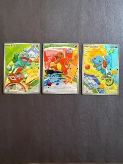 Pokemon TCG First Partner Illustration Collection Kanto GEN 1 Starters - Image 3