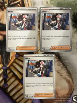 3x Hilda Trainer 084/086 Pokemon White Flare Regular English - PLAYSET - NM/M 🔥 - Image 1