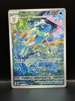Pokemon Frogadier 089/086 Me04: Chaos Rising Illustration Rare Holo - Image 1