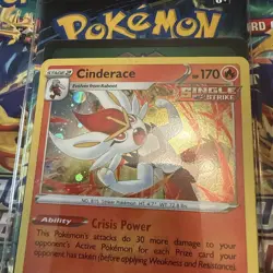 Crown Zenith 3 Pack Blister Pokemon Pin Collection Set Rillaboom Cinderace - Image 3