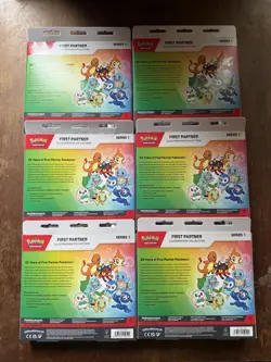 Pokemon TCG: First Partner Illustration Series 1 Collection (Lot of 6) *SEALED* - Image 2