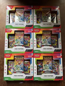 Pokemon TCG: First Partner Illustration Series 1 Collection (Lot of 6) *SEALED* - Image 3