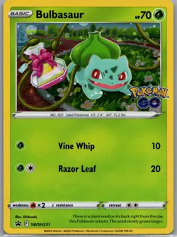 BULBASAUR SWSH231 HOLO PROMO SWORD & SHIELD PROMO POKEMON NEAR MINT - Image 1
