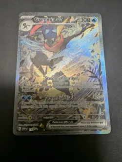 Greninja Ex 132 Promo English Pokemon Card (Print Lines) - Image 1