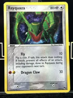 Pokemon Rayquaza Holo Promo - Pop Series 1 - 3/17 - Image 3