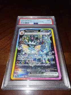 2025 Pokemon SV Prismatic Evolutions - PRE EN Vaporeon ex SIR #149/131 PSA 9 MT - Image 2