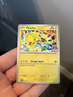 Pokemon Pikachu 225 Sv: Scarlet & Violet Promo Regular 70 HP World Championship - Image 1