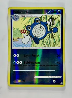 Poliwhirl 2008 Pokemon D&P Legends Awakened Reverse Holo #115/146 * Damaged - Image 1