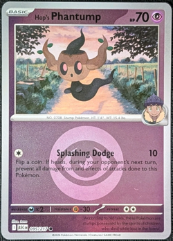 Hop's Phantump 095/217 Reverse Holo Energy Symbol Ascended Heroes Pokemon NM - Image 1