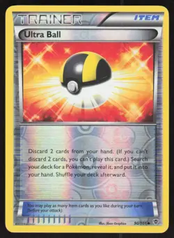 Ultra Ball 90/101 Uncommon Plasma Blast Pokemon Reverse Holo Lightly Played - Image 1