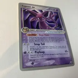 Espeon ex 102 Pokemon Promo Unseen Forces Non Holo World Championship 2007 - Image 2