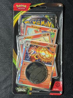 Pokemon TCG: Perfect Order Checklane Blister Set of 2 - Meganium & Cinderace - Image 4