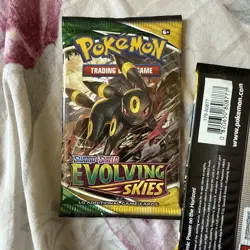 Pokemon Evolving Skies Booster Pack x4 (Full Art Set) New & Sealed - Image 3