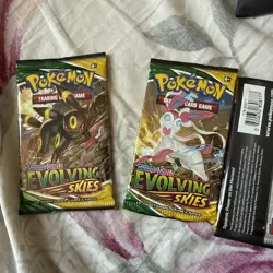 Pokemon Evolving Skies Booster Pack x4 (Full Art Set) New & Sealed - Image 4