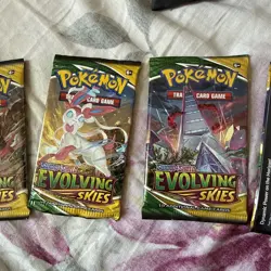 Pokemon Evolving Skies Booster Pack x4 (Full Art Set) New & Sealed - Image 5