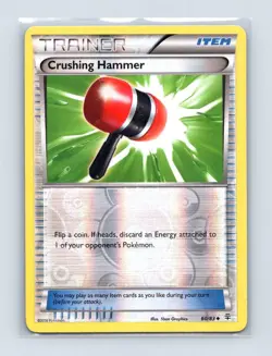 Crushing Hammer 60/83 Uncommon Generations Pokemon Reverse Holo Near Mint - Image 1