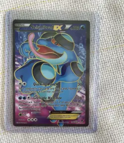 Seismitoad EX 106/111 XY Furious Fists 2014 English Ultra Rare Holo Full Art - Image 1