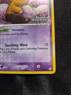 Pokemon Drowzee 54/109 Team Rocket Returns Reverse Holo - Image 4