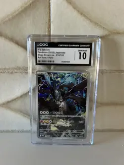 Pokemon N's Zekrom EX Art Rare Holo CGC 10 Japanese Mega Dream Ex 210/193 - Image 1