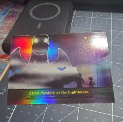Pokemon Topps Series 2 EP13 Mystery at the Lighthouse Rainbow Foil Holo 1999 - Image 1