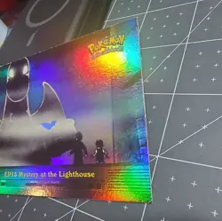 Pokemon Topps Series 2 EP13 Mystery at the Lighthouse Rainbow Foil Holo 1999 - Image 2