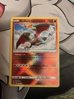 Pokemon TCG Crown Zenith Radiant Charizard 020/159 Holo - Near Mint - Image 1