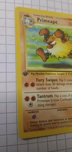 Pokemon TCG 1st Edition Jungle Primeape 43/64 Uncommon - Image 4