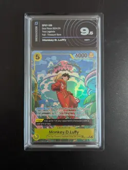 One Piece TCG Monkey.D.Luffy (Treasure Rare) Foil Two Legends #OP07-109 Mint+ - Image 1