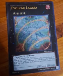 Evolzar Laggia Ultimate Rare Unlimited PHSW-EN043 NM Yu-Gi-Oh! Foil - Image 1