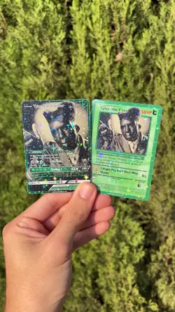 Custom Tyler, The Creator Pokemon style trading cards PACK - Image 2