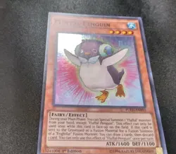 Fluffal Penguin FUEN-EN015 Super Rare 1st Edition Yugioh Card LP - Image 2