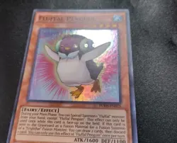Fluffal Penguin FUEN-EN015 Super Rare 1st Edition Yugioh Card LP - Image 3