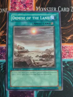Yu-Gi-Oh! Demise of the Land LODT-EN047 1st Edition Common NM - Image 1
