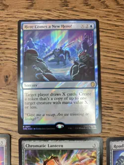 MTG TMNT Here Comes A New Hero Surge Foil, Commander Rare Bundle X7 Cards NM - Image 2
