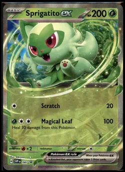 Sprigatito ex Promo SV: Scarlet & Violet Promo Cards 087 NM - Image 1