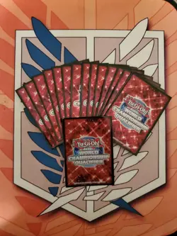 Yugioh! WCQ 2023 World Championship Qualifier 2023 Sleeves x15 New - Image 1