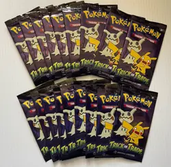 18 Packs Pokemon TCG Trick or Trade Booster Packs 2023 Halloween Card Lot Bundle - Image 1
