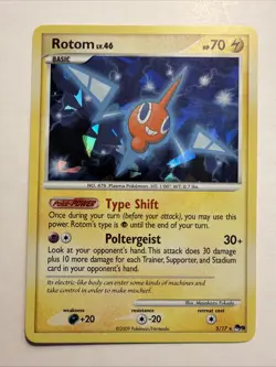 Rotom 5/17 Cracked Ice Holo Pokemon TCG Series 9 Promo Card - Image 1