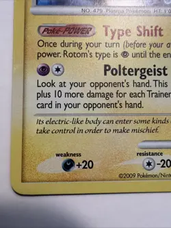 Rotom 5/17 Cracked Ice Holo Pokemon TCG Series 9 Promo Card - Image 5