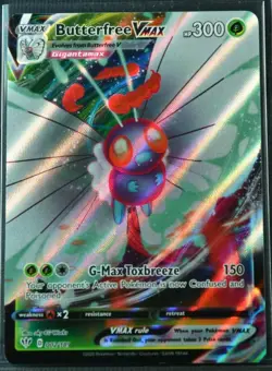 Butterfree VMAX 002/189 Darkness Ablaze 2020 Ultra Rare Pokemon TCG Card - NM - Image 1