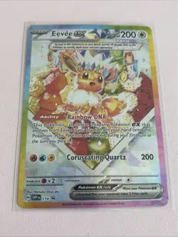 Pokemon TCG Prismatic Evolutions Eevee EX 174 Promo Card - Image 1