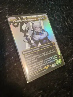 Magic the Gathering Y'shtola Night's Blessed Foil Borderless Card NM/Mint 0207 - Image 1