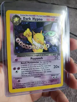 Dark Hypno 9/82 Team Rocket Set Pokemon Card Holo - Image 1