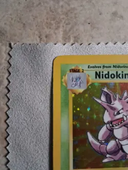 Pokemon TCG Nidoking Holo Rare Card Base Set 11/102, 1999 WOTC Vintage - Image 3