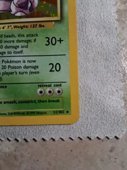 Pokemon TCG Nidoking Holo Rare Card Base Set 11/102, 1999 WOTC Vintage - Image 5
