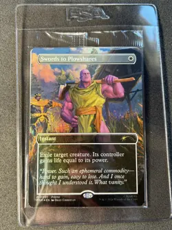 Magic the Gathering MTG Swords to Plowshares Foil PSA Promo Sealed - Image 2