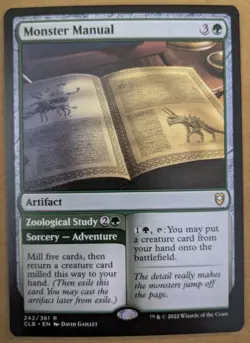 M:TG — Monster Manual — Commander Legends: Battle for Baldur's Gate #242 - Image 1