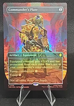 Commander's Plate (Borderless) Commander: Teenage Mutant Ninja Turtles Foil - Image 1