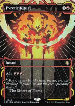 Pyretic Ritual 46 SOA Secrets of Strixhaven: Mystical Archive R Foil - Image 1