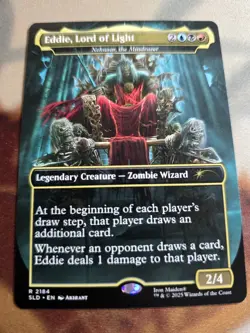 MTG Nekusar, the Mindrazer as Eddie, Lord of Light (Iron Maiden) MTG - Image 1